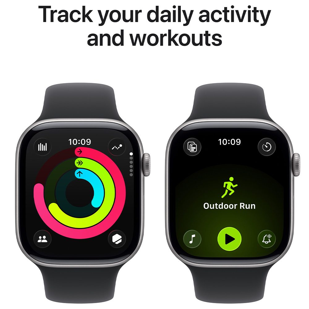 Смарт часы Apple Watch Series 11 GPS 46mm Space Grey Aluminium Case with Black Sport Band - S/M photo 4