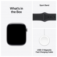 Смарт часы Apple Watch Series 11 GPS 46mm Space Grey Aluminium Case with Black Sport Band - S/M thumbnav 8