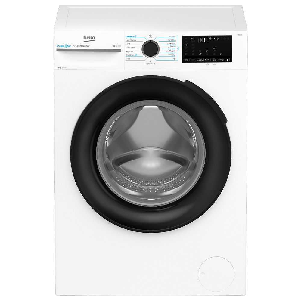 Стиральная машина Beko BM3WFSU48415WBRO 8 кг / 1400 об/мин / A / Белый photo 1 Стиральная машина Beko BM3WFSU48415WBRO 8 кг / 1400 об/мин / A / Белый photo 1