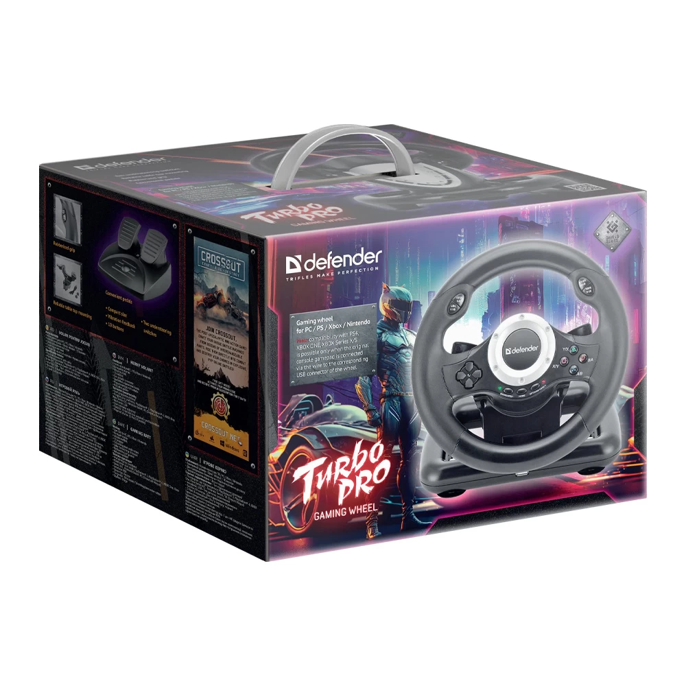 Руль Gembird Turbo Pro (64291) Black photo 7