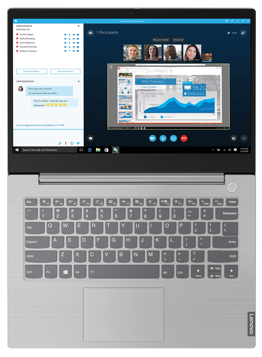Ноутбук Lenovo ThinkBook 20RV0078RU 14 / Серый photo 4