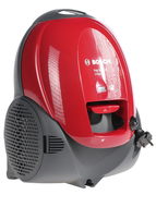Aspirator cu sac Bosch BSN1701RU / 1700W / Negru cu rosu photo 2
