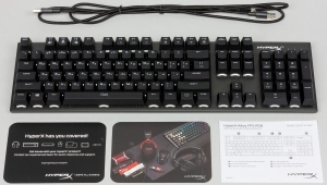 Tastatura cu fir HyperX Alloy FPS RGB, (HX-KB1SS2-RU), Kalih Speed Silver thumbnav 5