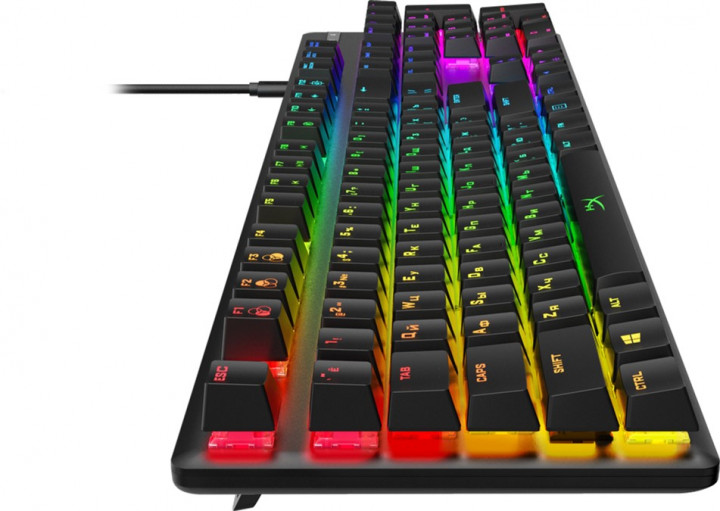 Клавиатура проводная  HyperX Alloy Origins Black (HX-KB6RDX-RU)HyperX Red keys / Механическая photo 4