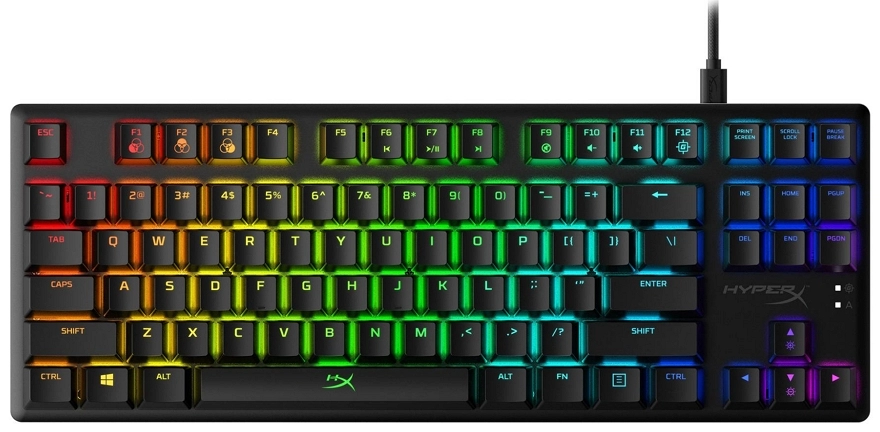 Клавиатура проводная  HyperX Origins Core RGB, HXKB7BLXRU / Механическая photo 2