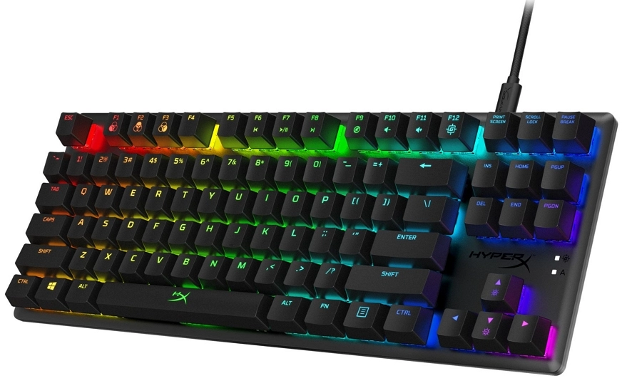 Клавиатура проводная  HyperX Origins Core RGB, HXKB7BLXRU / Механическая photo 6