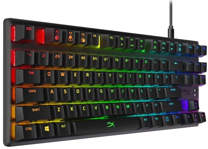 Клавиатура проводная  HyperX Origins Core RGB, HXKB7BLXRU / Механическая photo 7
