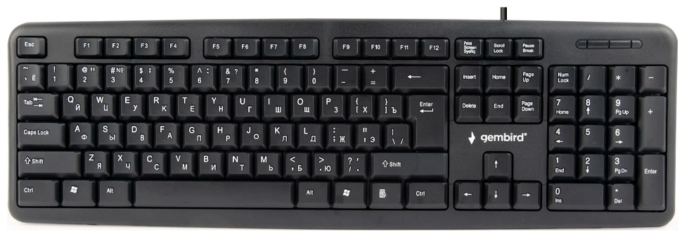 Tastatura cu fir Gembird KBU103RU / Membrana photo 1