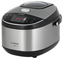 Multifierbator Bosch MUC48B68RU, 1200 W, 48 programe, Negru cu inox thumbnav 1