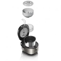 Multifierbator Bosch MUC88B68RU, 1200 W, 50 programe, Argintiu cu negru thumbnav 3