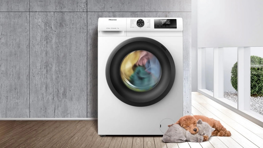 Стиральная машина Hisense WFQP6012VMIRV 6 кг / 1200 об/мин / C / Белый photo 2