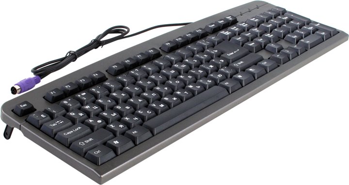 Tastatura cu fir Defender Element HB520 Black PS/2 / Membrana photo 2