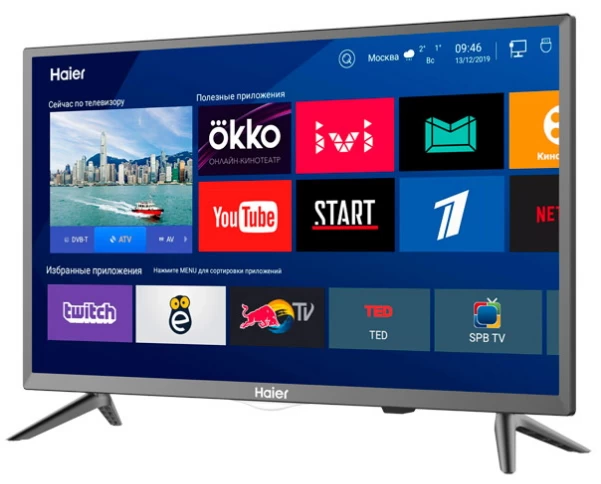 Телевизор Haier LE24K6500SA / 24" / LED / HD ready photo 2