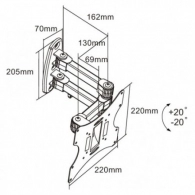 Suport TV Eurolux LEUCD-WA15SA thumbnav 2