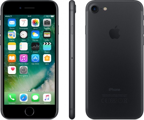 Smartphone Apple iPhone 7 / '' / 2 GB / 32 GB / Negru photo 4