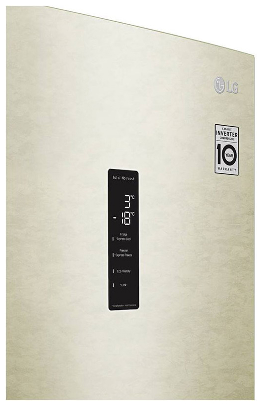 Frigider cu doua usi LG GA-B459 MESL / 341 l / 186 cm / A+ / Bej photo 5