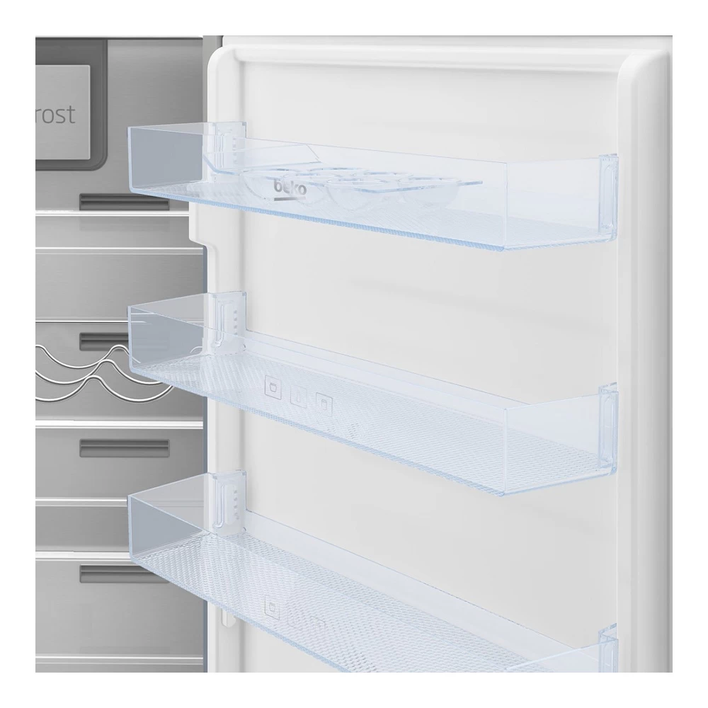 Холодильник двухдверный Beko BCNA275E41SN / 254 л / 177.5 см / E / Белый photo 2