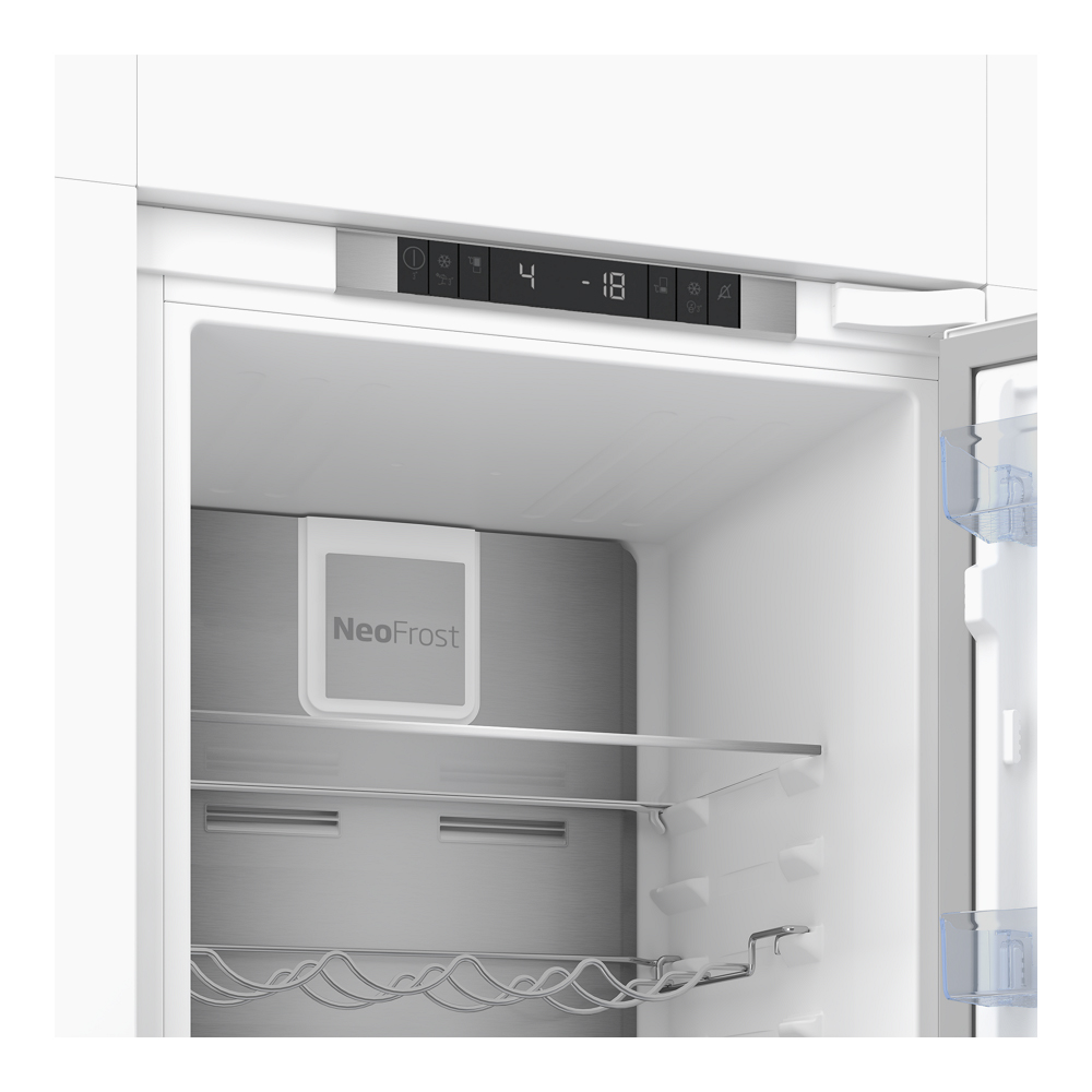 Холодильник двухдверный Beko BCNA306E4SN / 306 л / 193.5 см / E / Белый photo 2