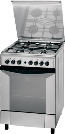 Газовая плита Indesit K6G52SXsp / 4 конфорок / 60 см / Нержавеющая сталь photo 1 Газовая плита Indesit K6G52SXsp / 4 конфорок / 60 см / Нержавеющая сталь photo 1
