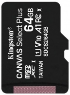 MicroSD+Adap Kingston SDCS2 64GB class 10 SP 