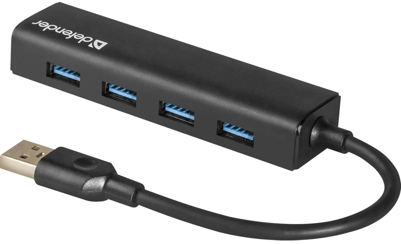 USB Hub Defender Quadro Express USB3.0  4 ports photo 1