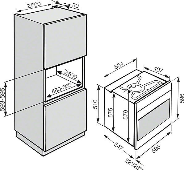 Cuptor electric incorporabil Miele H2265 BP / 76 l. / A+ / Inox photo 3