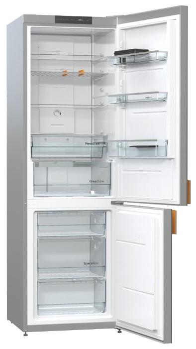 Frigider cu doua usi Gorenje NRK612ST / 306 l / 185 cm / A++ / Gri photo 2