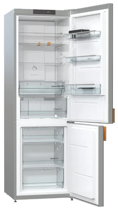 Frigider cu doua usi Gorenje NRK612ST / 306 l / 185 cm / A++ / Gri photo 2