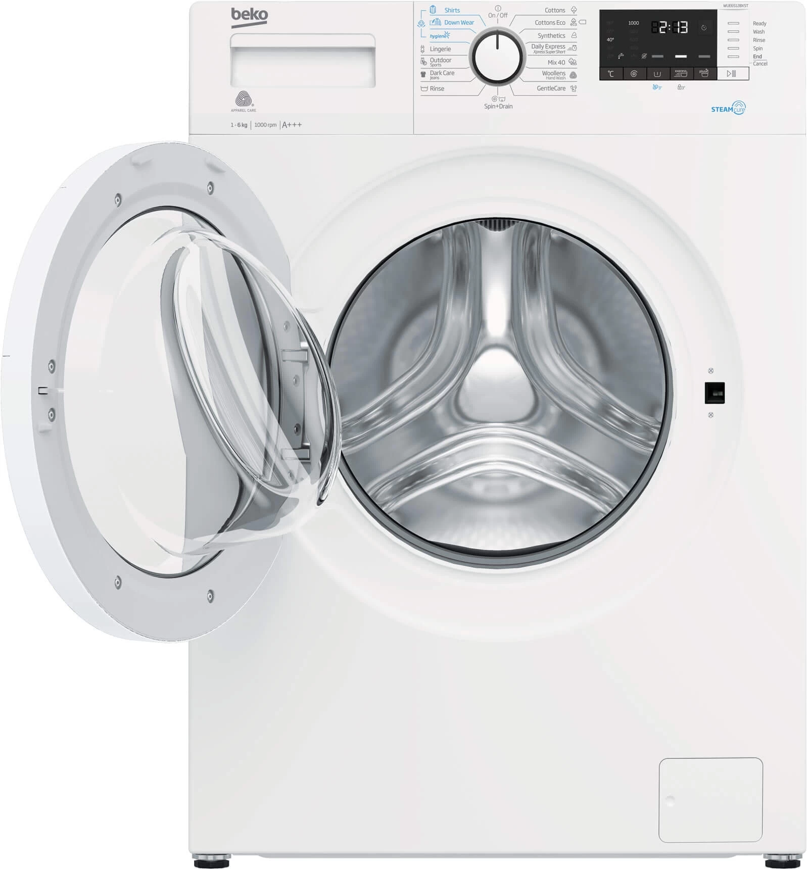 Стиральная машина Beko WUE6512BXST 6 кг / 1000 об/мин / A+++ / Белый photo 3