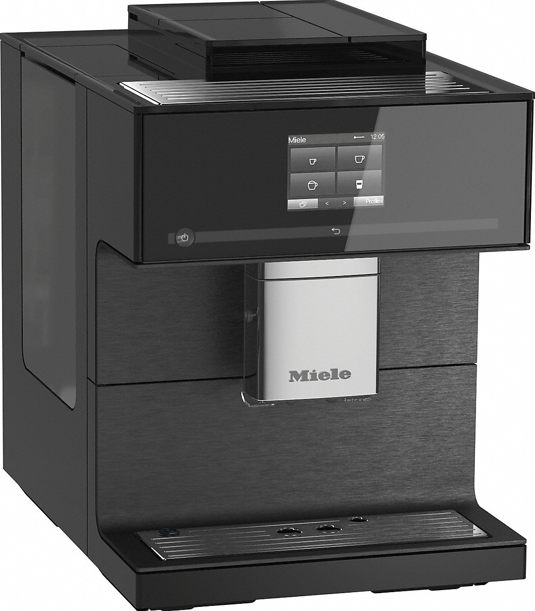 Aparat de cafea Miele CM7750 Obsidian black photo Aparat de cafea Miele CM7750 Obsidian black photo