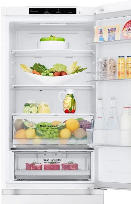 Frigider cu doua usi LG GBV3100DSW / 344 l / 186 cm / D / Alb photo 5