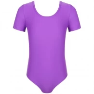 Costum p/u gimnastica maneca scurta Grace Dance Gymnastic leotard short sleeve 