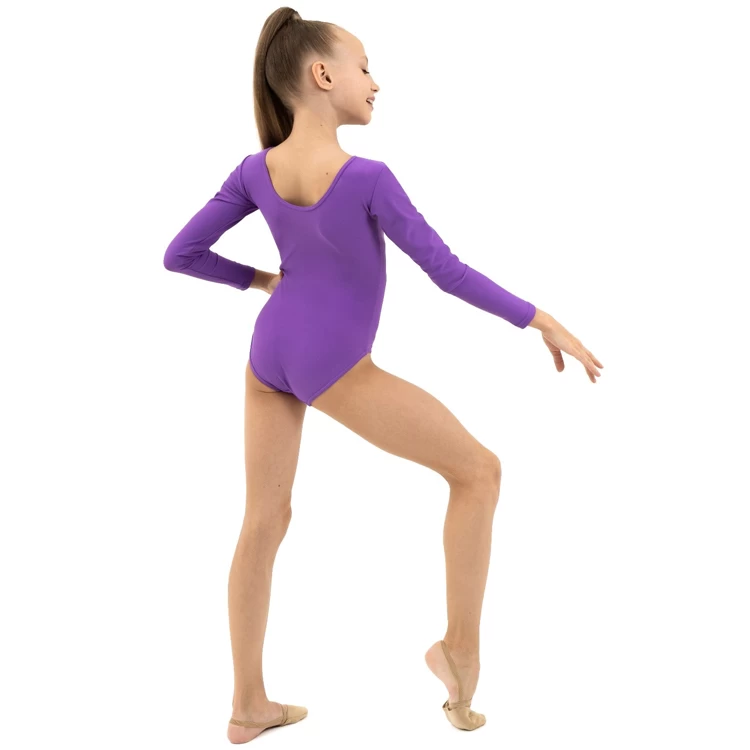 Купальник гимнастический длинный рукав Grace Dance Gymnastic leotard long sleeve photo 5