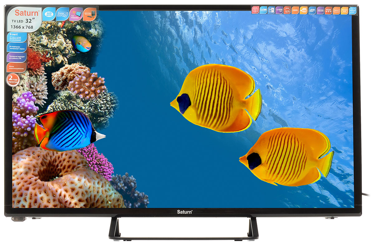 Телевизор Saturn LED32HD900UST2 / 32" / LED / HD ready photo 1 Телевизор Saturn LED32HD900UST2 / 32" / LED / HD ready photo 1