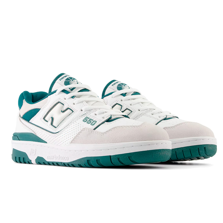 Кроссовки New Balance 550 / Мужской / 44 / Белый/Зеленый photo 2