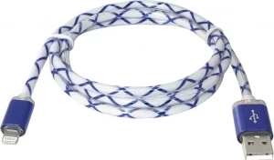 Cablul data p/u telefon Defender ACH03-03LT albastru USB-Lighting 