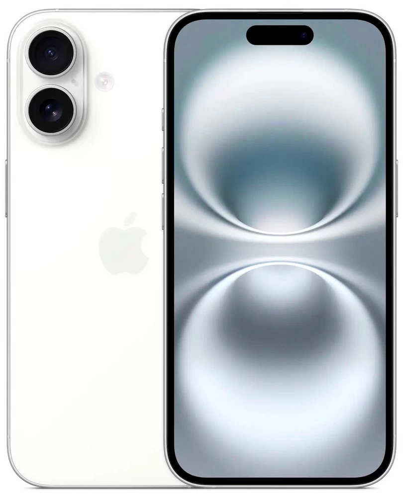 Смартфон Apple iPhone 16 / 6.1'' / 8 ГБ / 128 ГБ / White photo 1