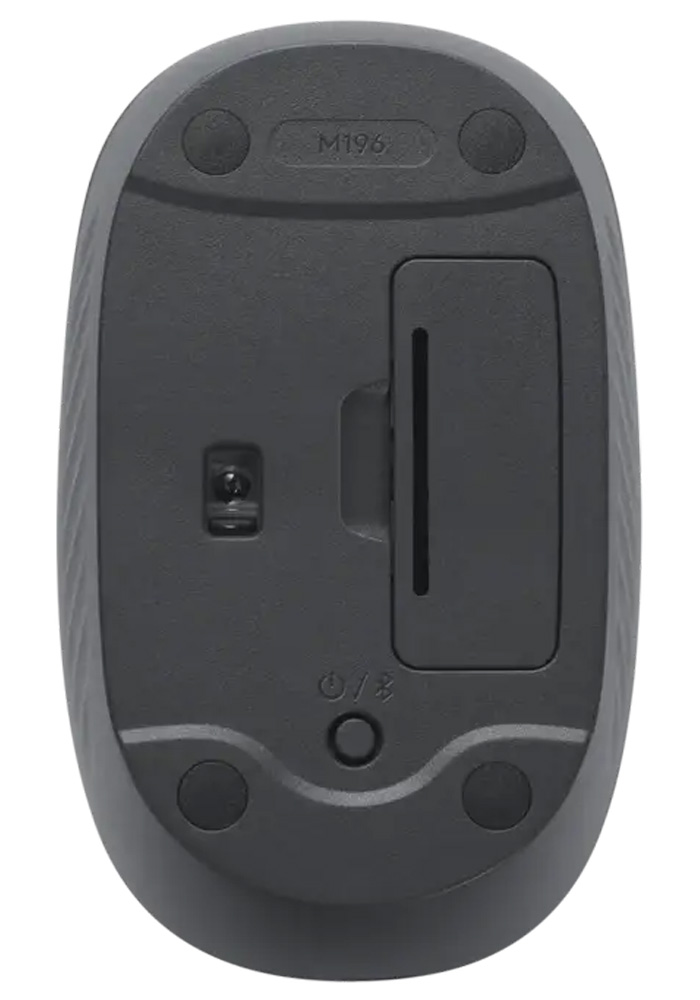 Беспроводная мышь Logitech M 196 Wireless Graphite (910-007459) Серый / Оптическая / Серый photo 2