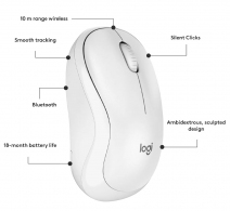 Беспроводная мышь Logitech M240 White thumbnav 3