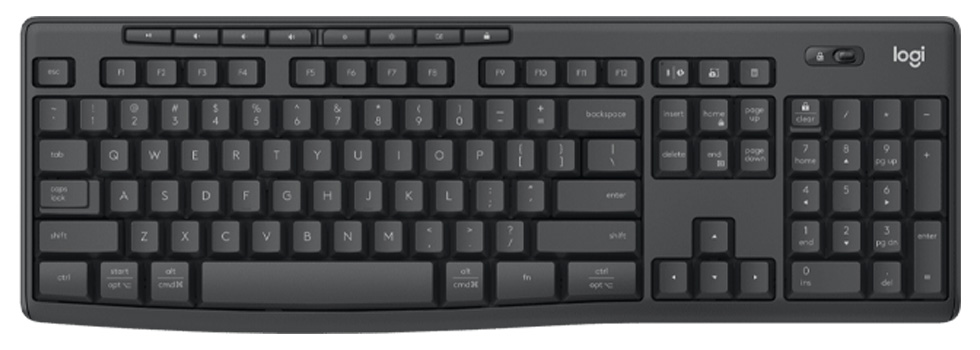 Tastatura + mouse fara fir Logitech MK 370 Graphite (920-011887) / Membrana photo 4