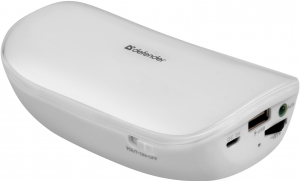 Boxa portabila Bluetooth Defender Moon Power Powerbank, Bluetooth, white thumbnav 1