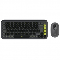 Tastatura + mouse fara fir Logitech POP ICON COMBO GRAPHITE (920-013156) thumbnav 1
