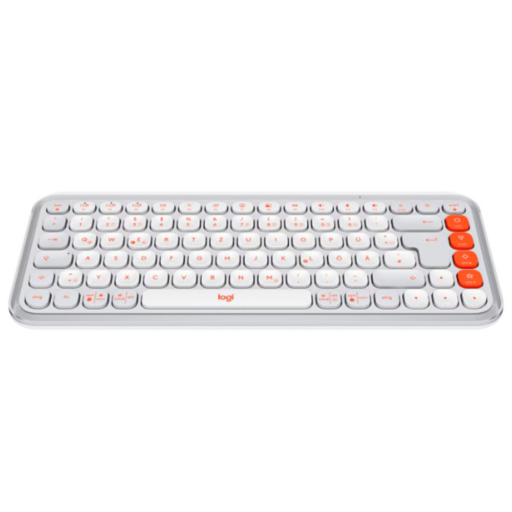 Клавиатура беспроводная Logitech POP ICON KEYS OFF WHITE (920-013072) / Мембранная photo 2