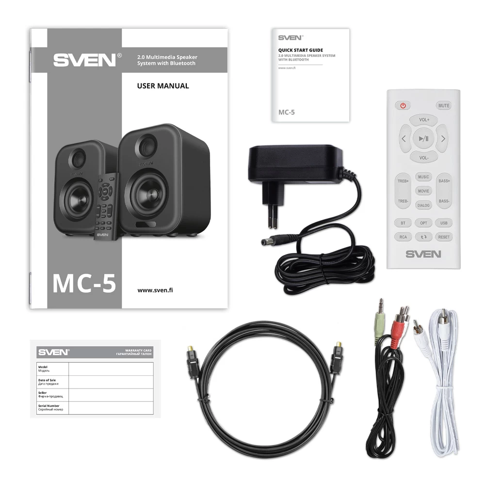 Акустическая система Sven MC-5 White photo 4