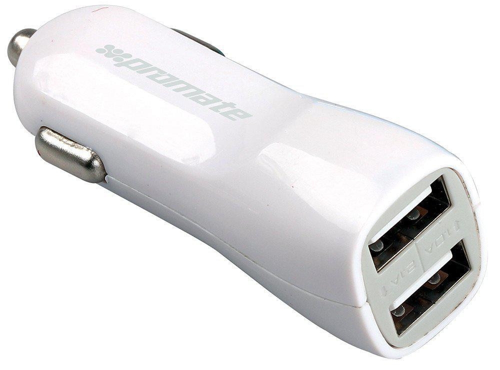 Зарядное устройство авто. для телефона Promate Vivid 2xUSB photo 1