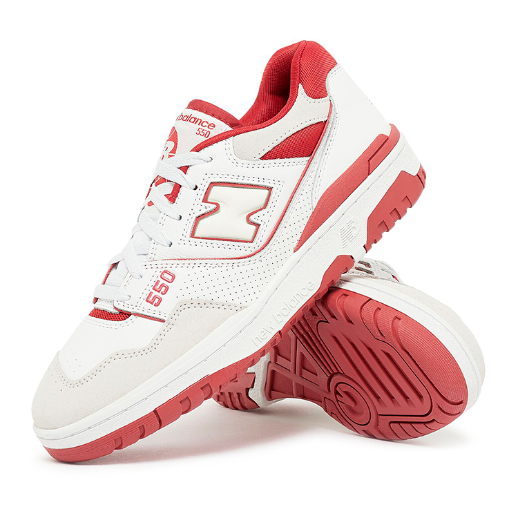 Кроссовки New Balance 550 / Мужской / 44 / Белый/Красный photo 3