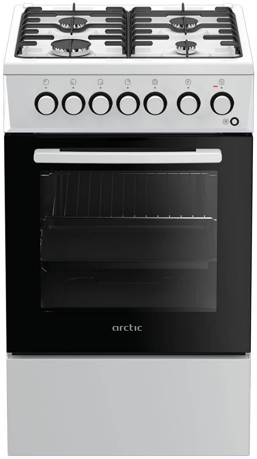 Газовая плита Arctic ACM5611DTL / 4 конфорок / 50 см / Белый photo 1 Газовая плита Arctic ACM5611DTL / 4 конфорок / 50 см / Белый photo 1