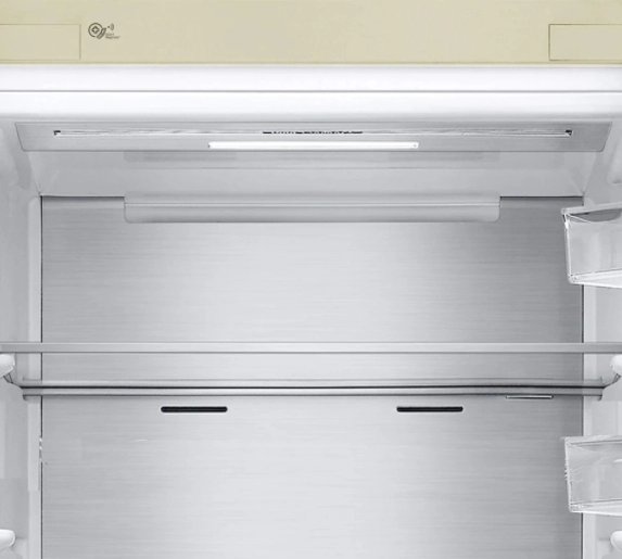 Холодильник двухдверный LG GAB509CETL / 384 л / 203 см / A+ / Бежевый photo 4