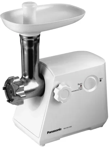 Tocator de carne Panasonic MK-MG1000WTQ, 0.8 kg/min, Alb photo 1