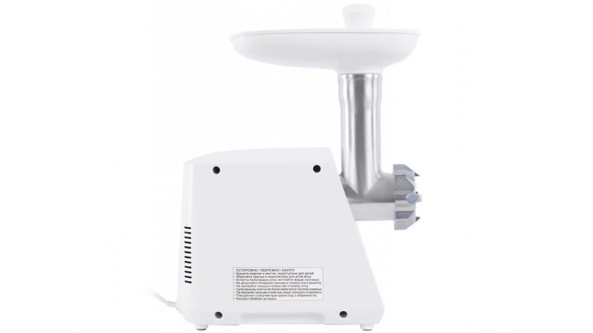 Tocator de carne Panasonic MK-MG1000WTQ, 0.8 kg/min, Alb photo 4